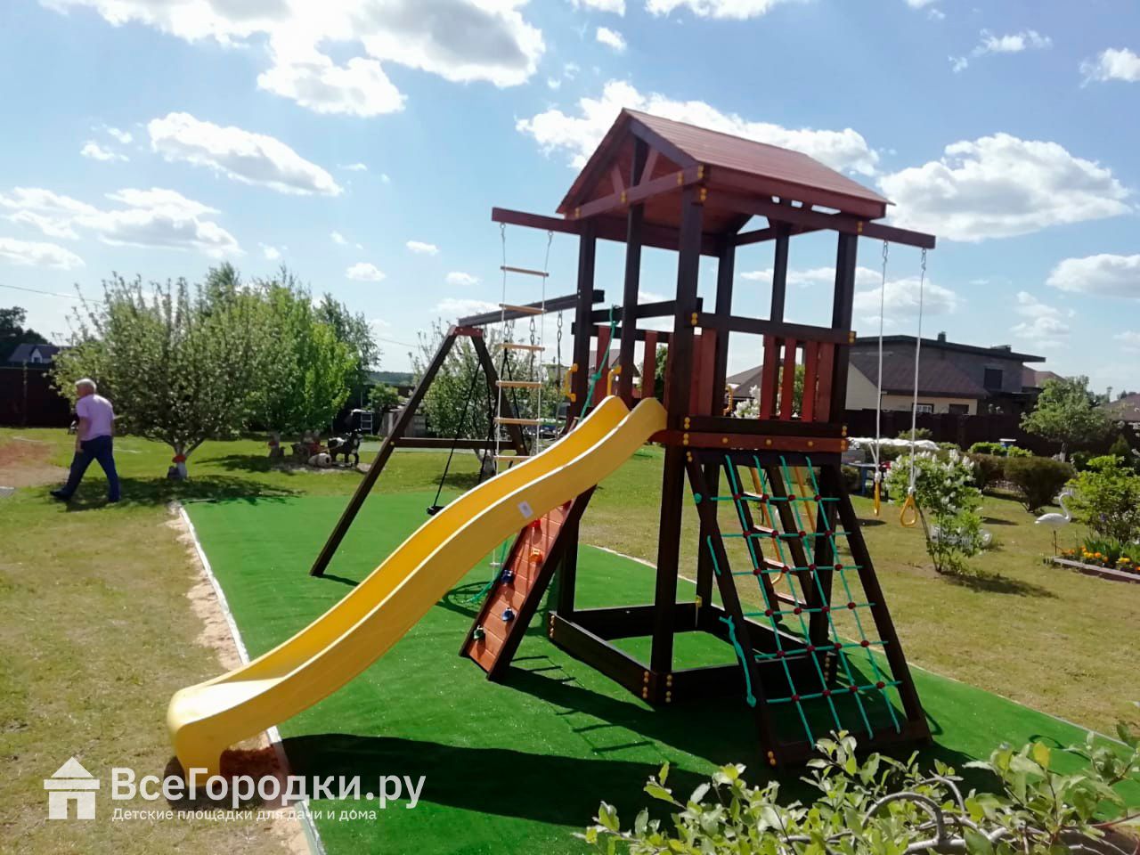 Детский игровой комплекс для дачи Домовенок Макси